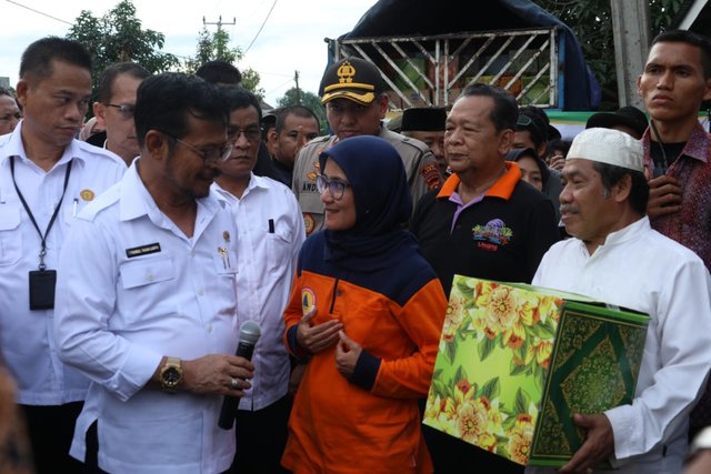 Mentan SYL, Tinjau Lahan Pertanian Akibat Banjir di Lebak Banten