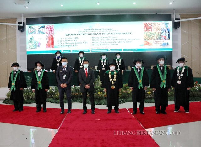 Kementan Kukuhkan Profesor Riset ke-150