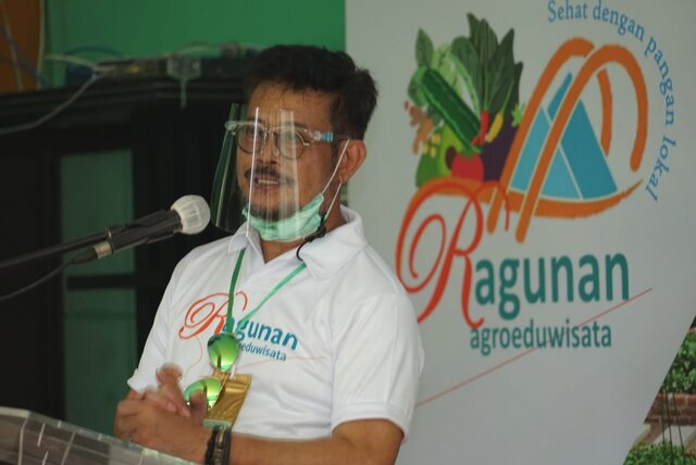Mentan SYL di Acara Launching AEW Ragunan: Hadapi Pandemi, Harus Kreatif dan Produktif