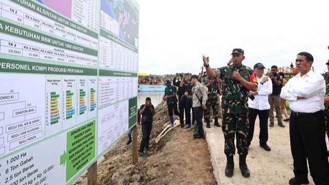 Mentan Amran Kembali Cek Progres Lahan Pertanian Merauke