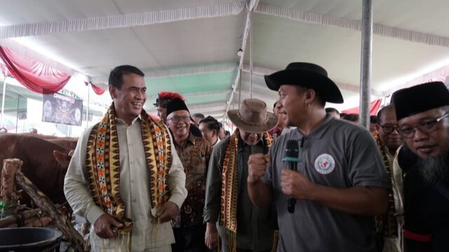 Mentan Amran Respons Cepat Keluhan Peternak Lampung Soal Harga Daging Sapi