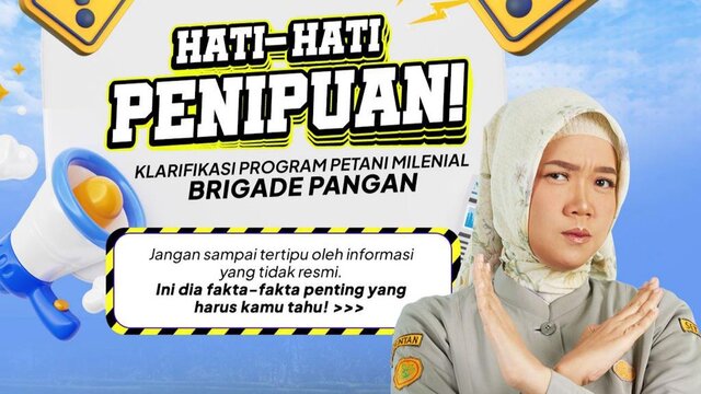 Waspadai Hoaks tentang Brigade Pangan di Media Sosial