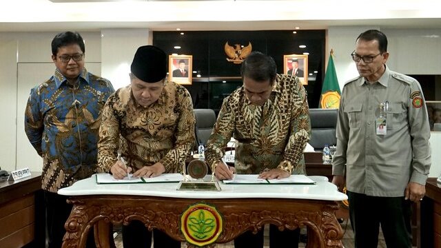 Mentan-Mentrans Teken Kesepakatan Bersama Pengembangan Kawasan Transmigrasi untuk Swasembada Pangan