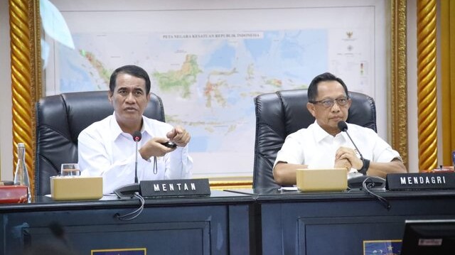 Masuk Musim Kemarau, Kementan, KemenPU, dan Kemendagri Jaga Produksi di Lewat Irigasi dan Pompanisasi