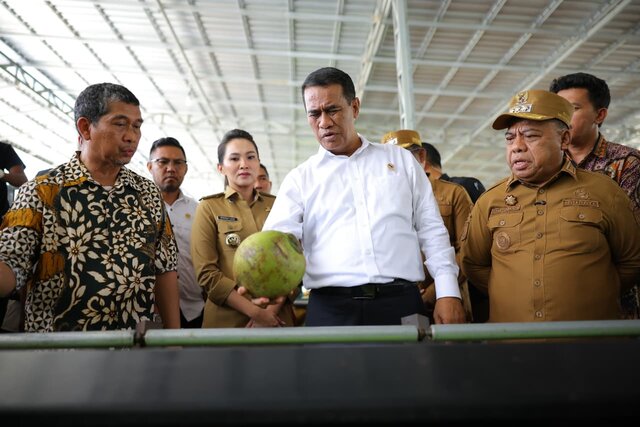 Mentan Amran Minta Kenaikan Harga Beli Kelapa Petani, Hilirisasi Harus Mensejahterakan Petani